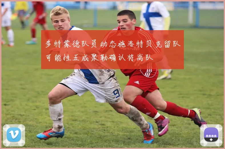 多特蒙德队员动态施洛特贝克留队可能性五成聚勒确认将离队